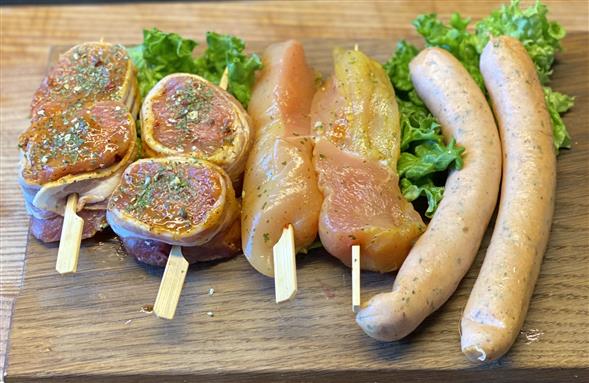 Slagterens grill-selv buffet