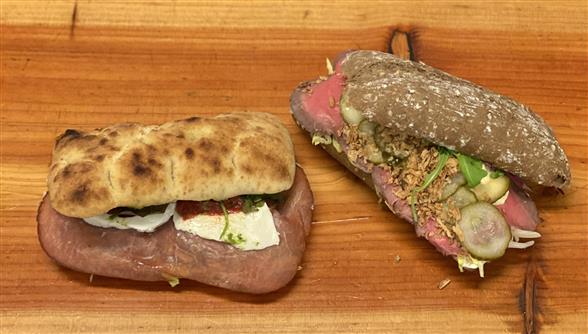 Hjemmmelavet sandwich